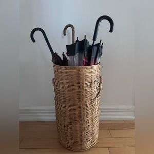 Vintage Natural Wicker Basket - Vietnam